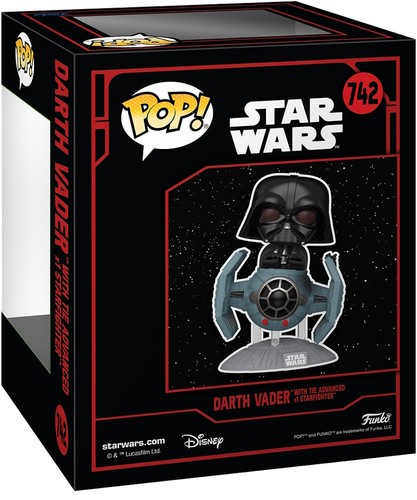 Star Wars - Darth Vader con Corbata Avanzada x1 Starfighter 742 - Funko Pop! - Imagen 2 de 3