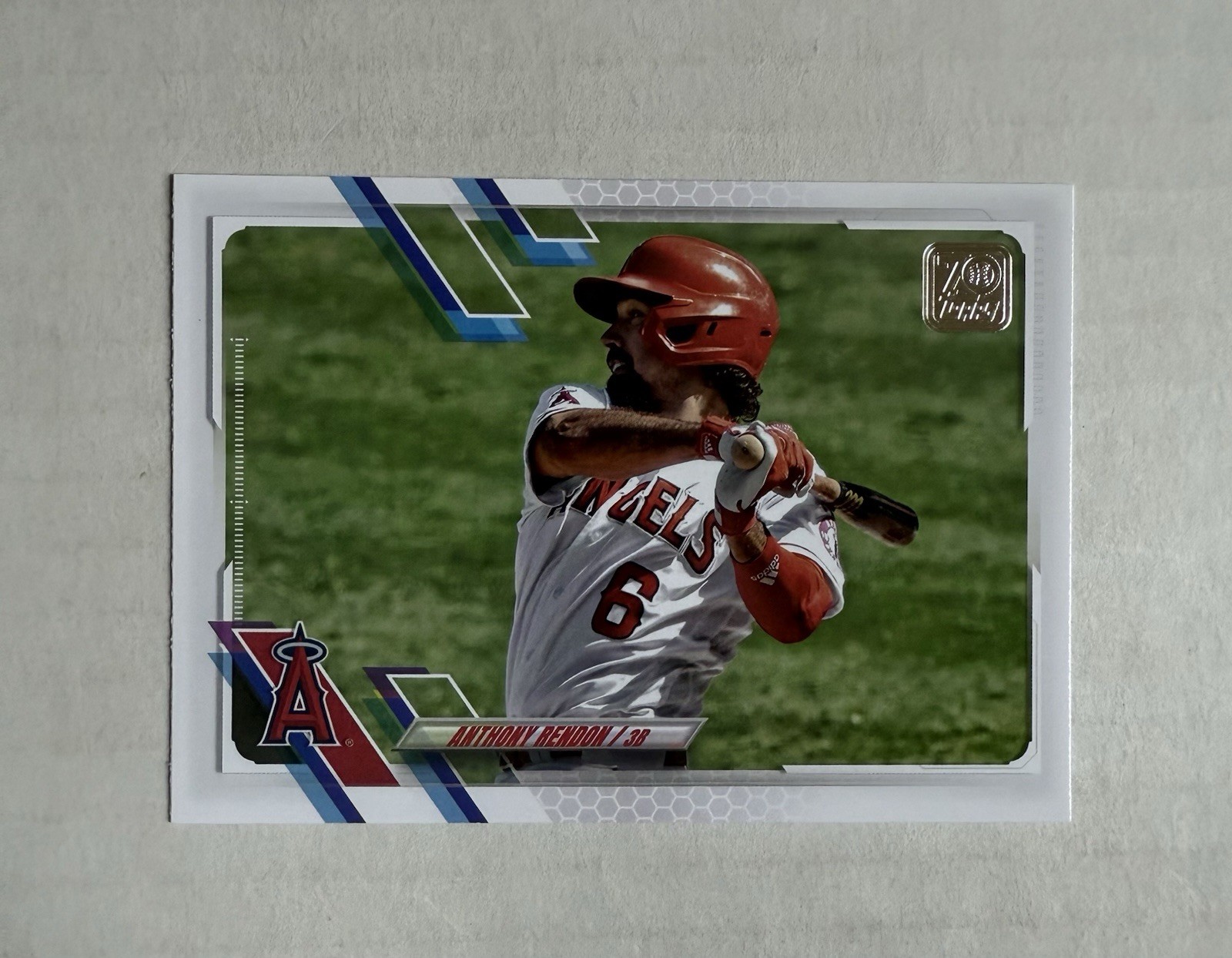 2021 Topps Series 2 Anthony Rendon Photo Image Variation SP #550 Angels