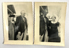 Found Photos Elderly Couple Man Woman Snapshot Lot of 2 Black & White 1930s-40s — photo 1