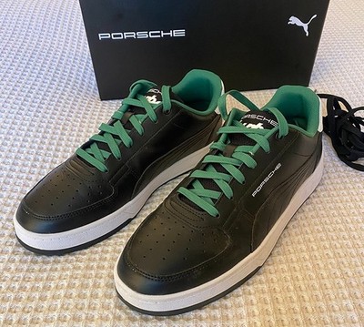 PUMA + Porsche Sneakers, Legacy Caven 2.0 (SIZE 10.5) Black/Green     