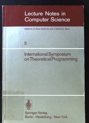 International Symposium on Theoretical Programming. Lecture notes in com 1805357