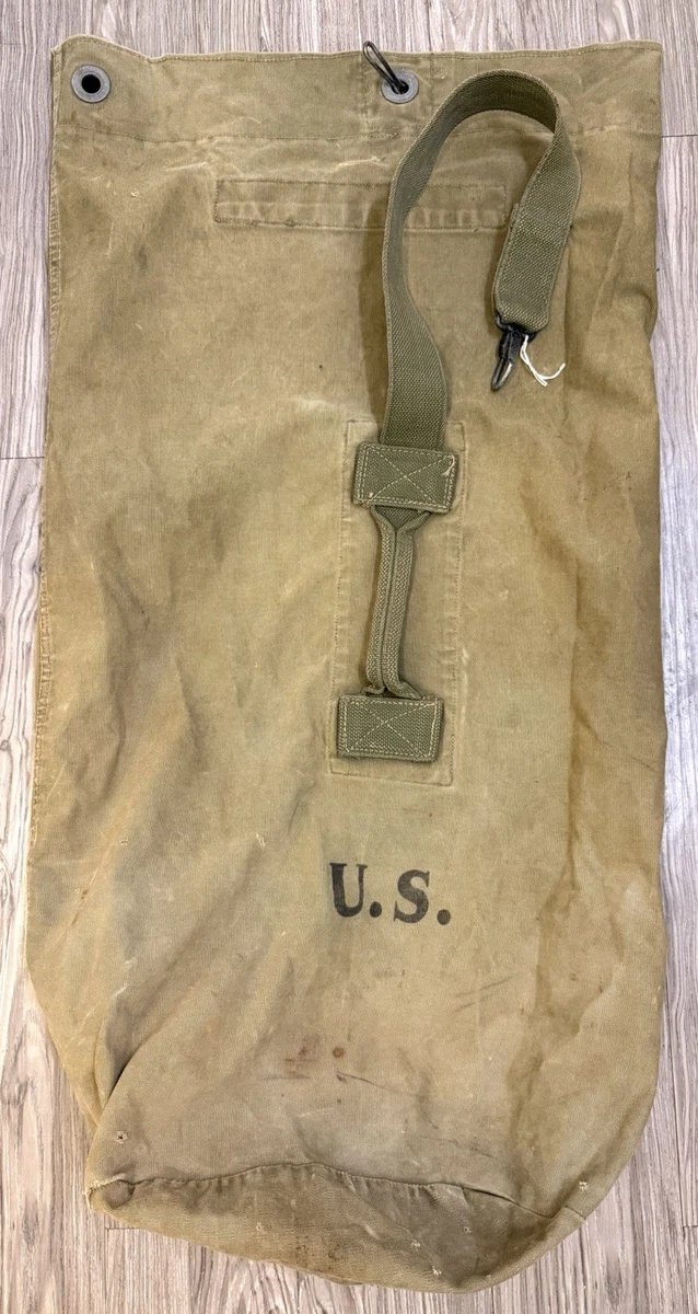 【ビンテージ】US ARMY　BAG VALUABLE　貴重品袋 Wwii Duffle Bag In Original Ww Ii Us Field Gear & Equipment for