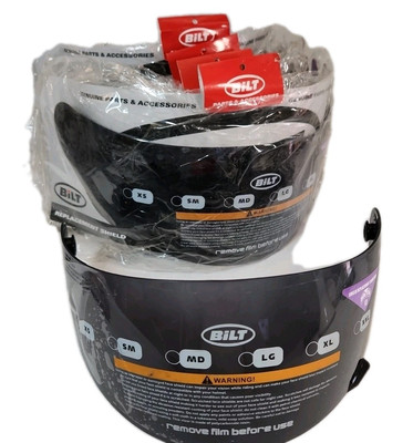 Bilt Motorcycle Full Face Helmet Raptor Shield Dark Visor BLH69ASDS NEW Sealed