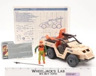 Desert Fox W/Skidmark 100% Complete 1988 GI Joe Vintage Action Figure Vehicle