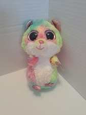 TY Beanie Boos Rodney the Hamster 6" Plush Toy Stuffed Animal Sparkle Eyes NWT!