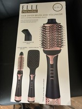 Elle Premiere Hair Dryer Brush And Volumizer W/ 4 Interchangeable Heads