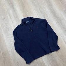 Men  s Polo Ralph Lauren Quarter Zip Sweater - size large
