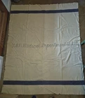 VINTAGE  WW2 WW1 US Navy Military Wool Blanket - "Medical Department" U.S.N.