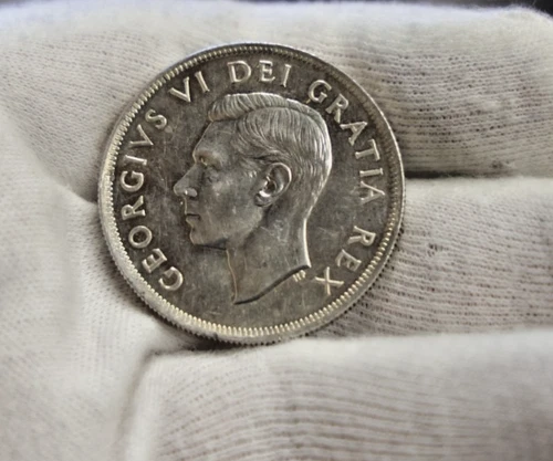 1949 Canada Silver Dollar $1 AU+ PL.