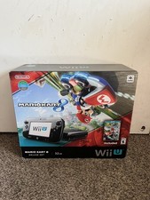 Nintendo Wii U 32G Mario Kart 8 Deluxe Bundle Console in box- NO GAMEPAD READ 