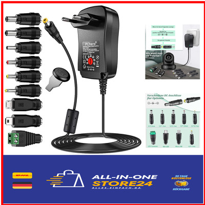 PChero 30W Universal Schaltnetzteil Mini Micro USB 12V 2000mA LED Elektronik