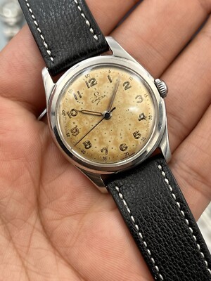 Vintage Omega Manual Wind, Amazing Patina Dial Ref. 2523 9