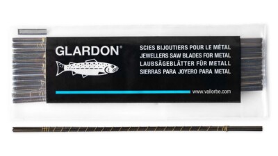 12 Lames Glardon Vallorbe Säge für Uhrmacher Modellbau Schmuck N°5/0 Swiss