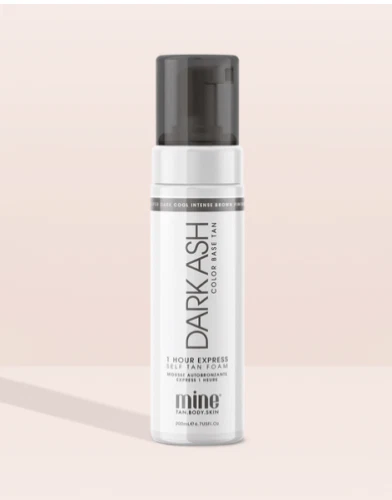 Mine Tan Australian Dark Ash Self Tan Foam 1 Hour Express Tan 200ml