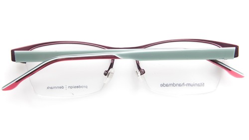 NEW PRODESIGN DENMARK 1398 c.3831 BURGUNDY EYEGLASSES FRAME 52-17-140 B33 Japan - Picture 7 of 12