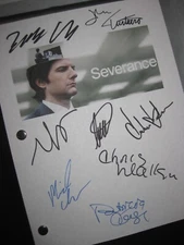 Severance signed TV Pilot Script X8 Adam Scott John Turturro Britt Lower reprint