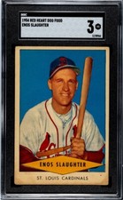 1954 Red Heart Baseball Cards 54