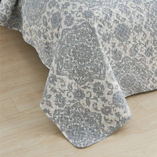 3PCS Exotic Boho Quilt Set Bedspread Coverlet Bed Cover Reversible Lightweight - Picture 72 of 87