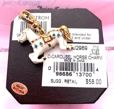 NWT Juicy Couture Charms Rare Tagged Box Cookie Jar Robin Castle