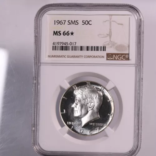 1967 Kennedy SMS 50C NGC Certified 66 Star