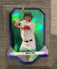 2021 Topps Chrome Ben Baller J.D. Martinez Diamond Die-Cut GREEN Refractor /99