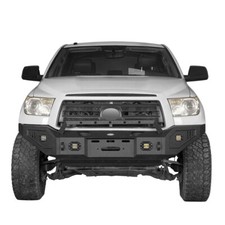 For 2007-2013 Toyota Tundra Front Bumper Wwinch Plate Skid Plate Led Lights