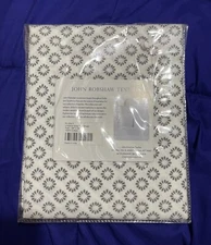 John Robshaw Twin Flat Sheet Cosmos Grey