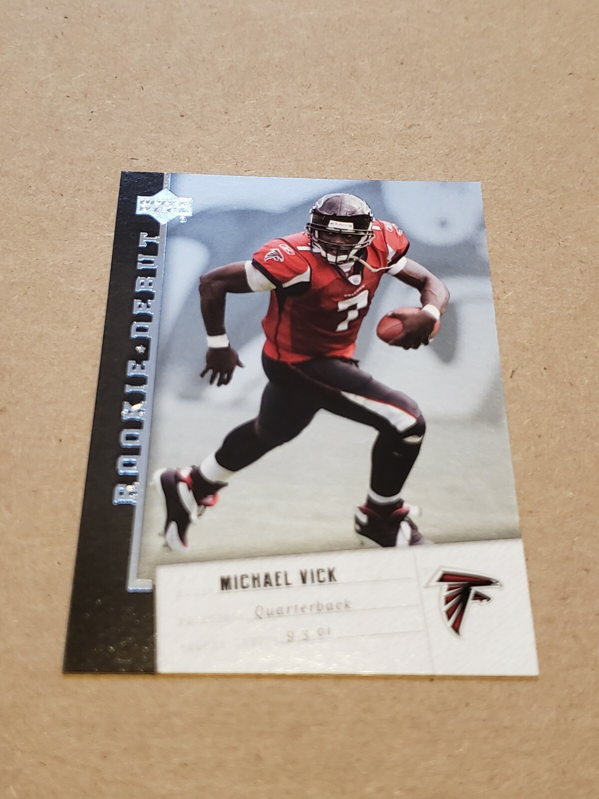 2005 2006 Upper Deck Michael Vick Rookie Debut Football Card #6 Falcons NFL  UD | eBay