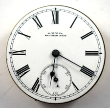 Vintage Waltham Bond St 16s 11J OF Pocket Watch Movement lot.rj