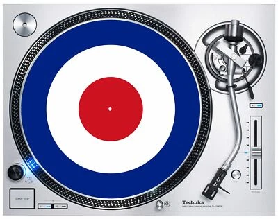Mod Target DJ Slipmat - The Who Jam Paul Weller Turntable Decks Vinyl