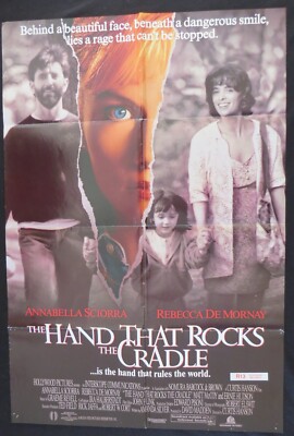 THE HAND THAT ROCKS THE CRADLE  Original One Sheet from the 1992 film.