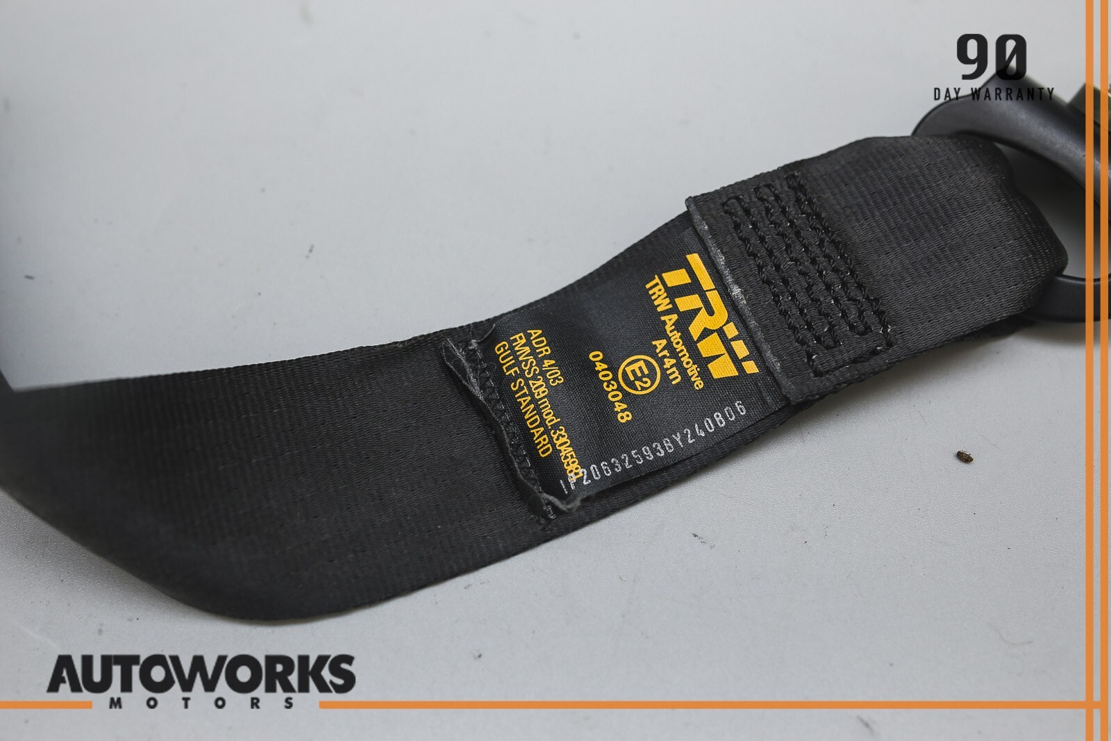 03-08 Maserati Quattroporte M139 Rear Center Seatbelt Seat Belt Retractor OEM