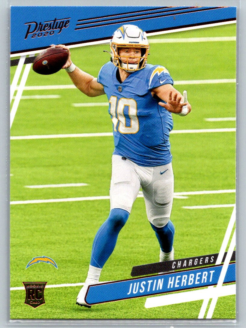 2020 Panini Chronicles Prestige Rookies Update Justin Herbert #303 Rookie TC3100