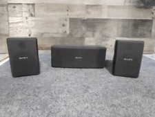 Sony Speaker System SS CN15 Center and Two SS-SR15 Side Speakers Tested  WORKS