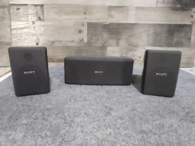 Sony Speaker System SS CN15 Center and Two SS-SR15 Side Speakers