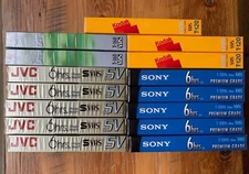 New Lot of 15 Sony T120VL Fuji T160 Kodak T120 JVC ST120SVDU Blank VHS Tapes
