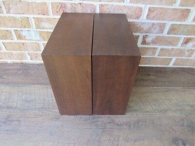 VINTAGE ZENITH C585W AUDIO STEREO SPEAKER SET SET OF 2 WOODEN 12