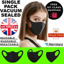 5 X Everyday Face Mask Reusable Washable Breathable Dust Pollen Pollution