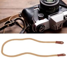 Cotton Artistic Simple Camera Strap Vintage Round Cord Camera Neck Strap for Ret