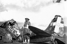 WW2 - Aviation - Avion italien Macchi MC202 "Folgore" abattu en Libye en 1941