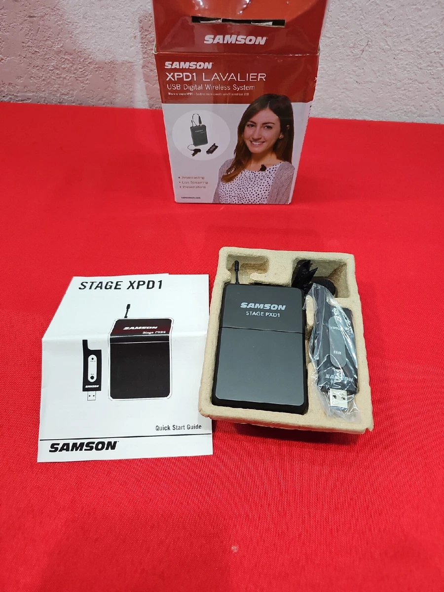Samson Stage XPD1 LAVALIER Presentation USB Digital Wireless System