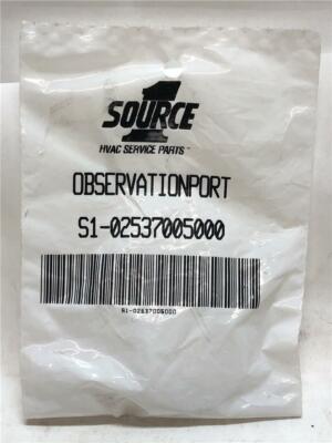 Source 1 S1-02537005000 Observation Port Sight Plug B16-625
