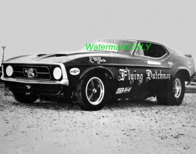 ''Flying Dutchman'' Al Van Der Woude 1971 Ford Mustang NITRO Funny Car #(34b)