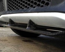 Echte Carbon Fiber Frontstoßstange Spoiler Protector Trim für BENZ Smart FORTWO