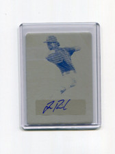 2022 Leaf Perfect Game Yellow Printing Plate Autographs James Raidt Auto 1/1