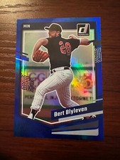 2023 Donruss Baseball Base Holo Blue #232 Bert Blyleven - Minnesota Twins