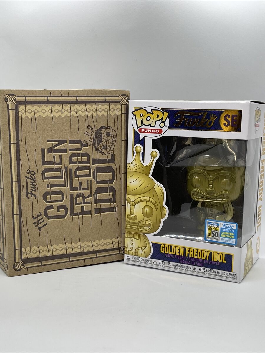 Funko Pop Vinyl Figure Freddy Funko Golden Freddy Idol 2019 Funko Pop Vinyl Figure Freddy Funko Golden Freddy Idol 2019