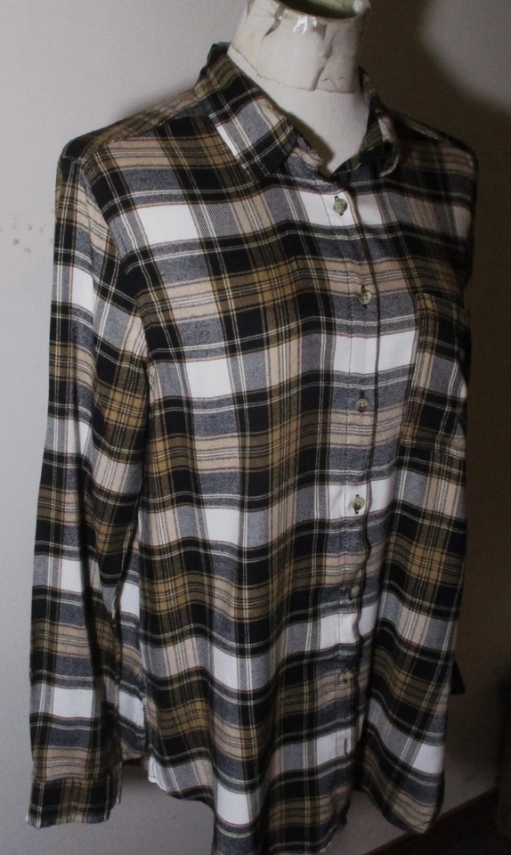 C&C California Brown Long Sleeve Tunic Shirt Size L - Image 4 of 4