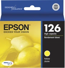 New Genuine Epson 126 Yellow Ink Cartridge Epson Stylus NX330 
