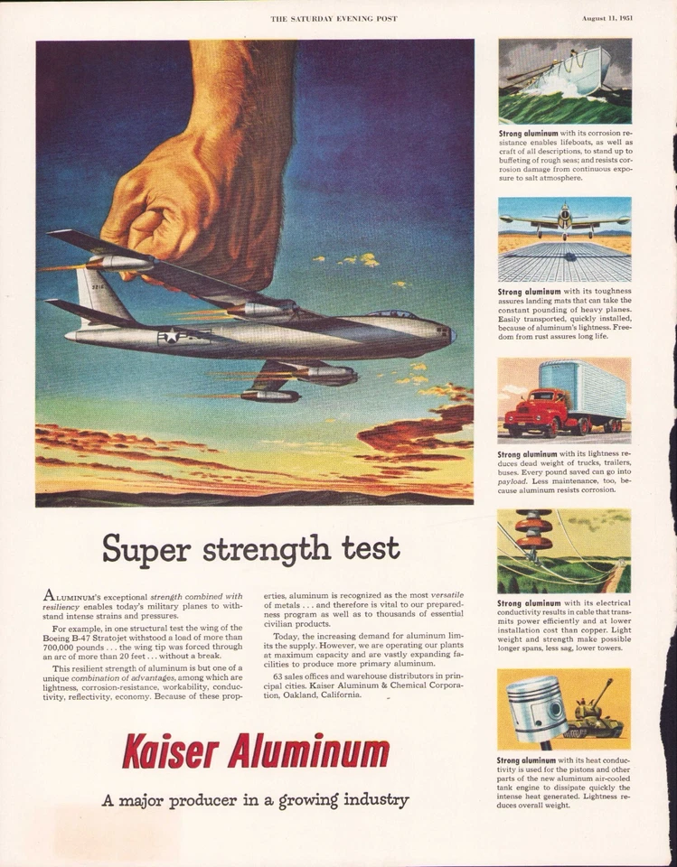 1951 AUG 11 Butterfly Collector SATURDAY EVENING POST COVER ONLY #2 - Image 2 of 3